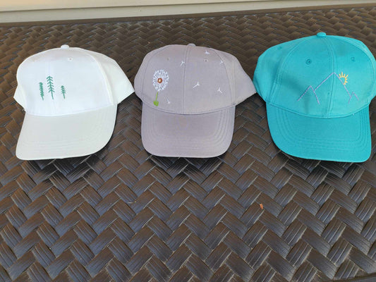 Hand Embroidered Hats